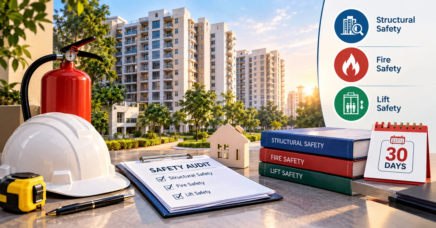 Delhi Housing Societies Get 30 Days to Complete Structural, Fire and Lift Safety Audits
