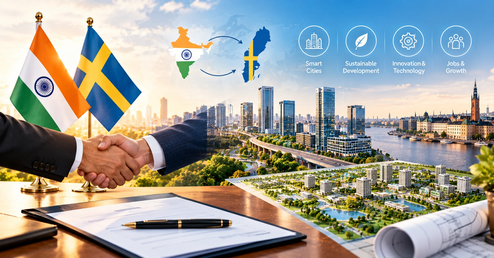Haryana Signs ₹4,000 Crore LoIs With Sweden, Eyes New Urban Development
