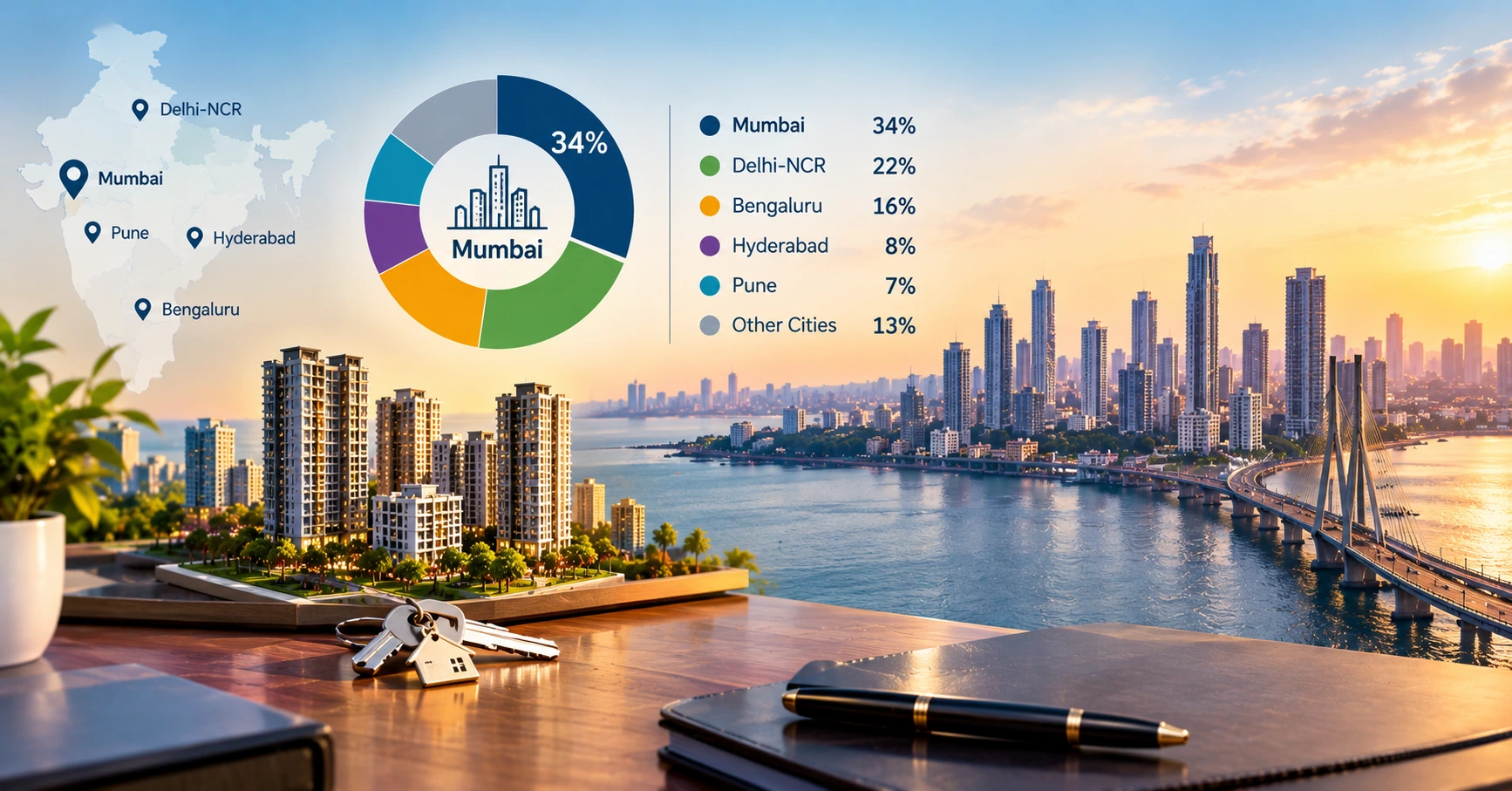 MMR Leads Residential Sales Value as Mumbai Takes 34% Share in FY26