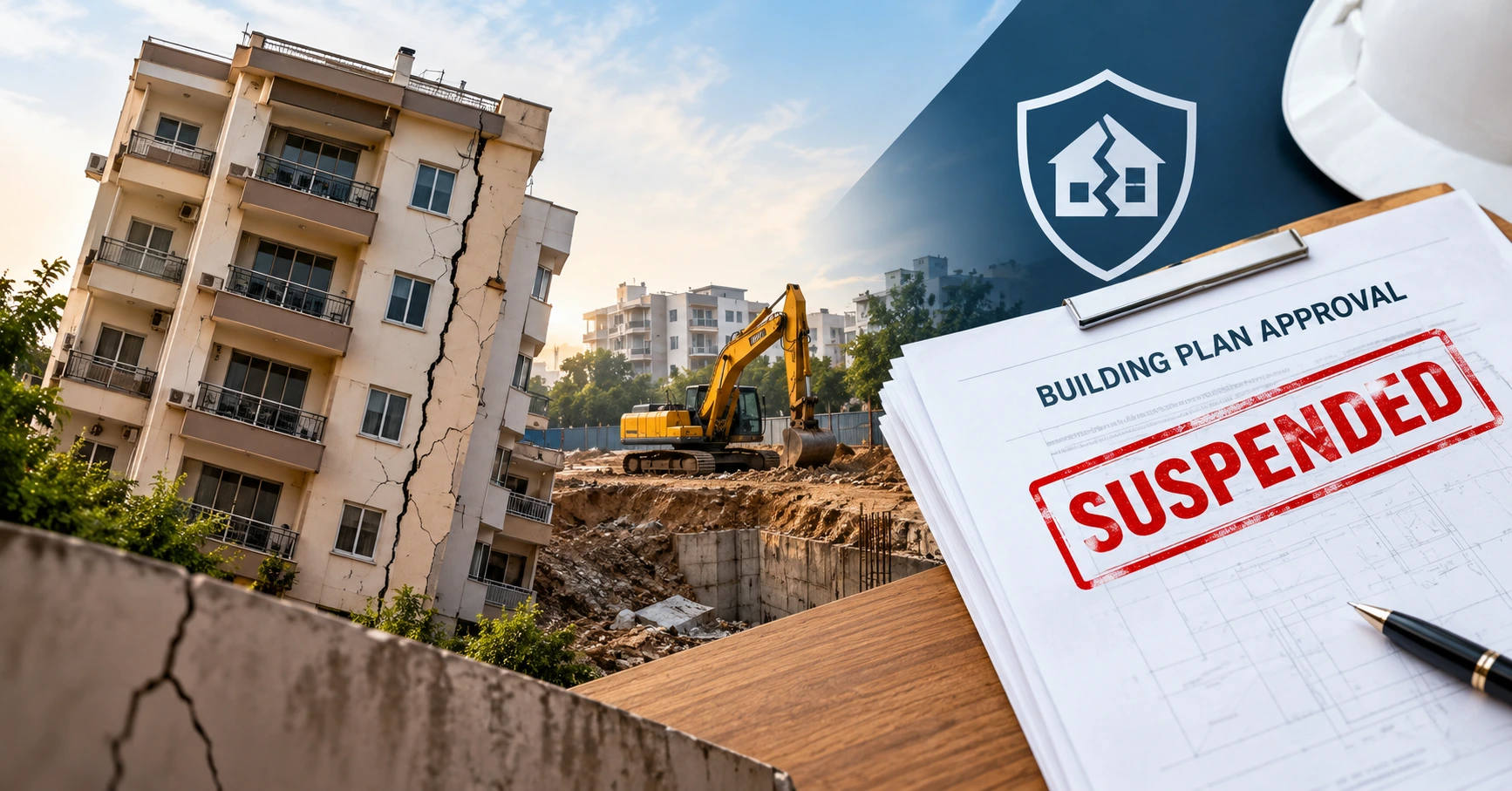 Gurugram DTCP Suspends Building Plan Approval After Sushant Lok-I Building Tilts
