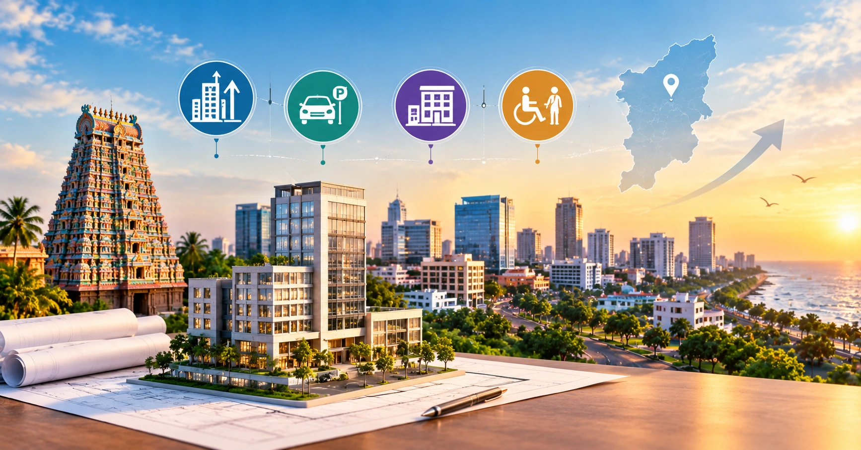 Tamil Nadu Eases Building Rules to Unlock More Office Space in Central Chennai