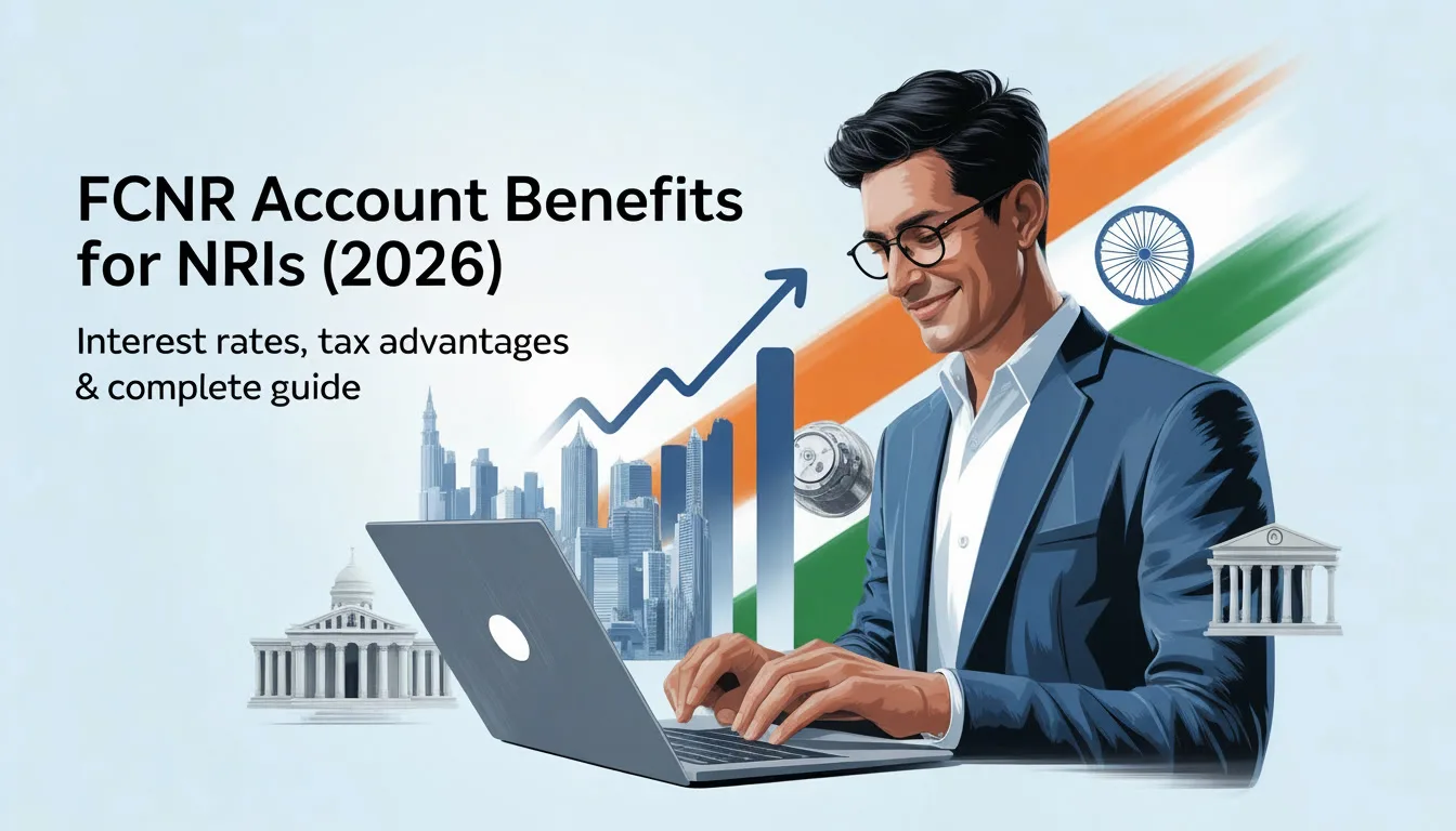 FCNR Account Benefits for NRIs in 2026: Interest Rates, Tax Advantages & Complete Guide