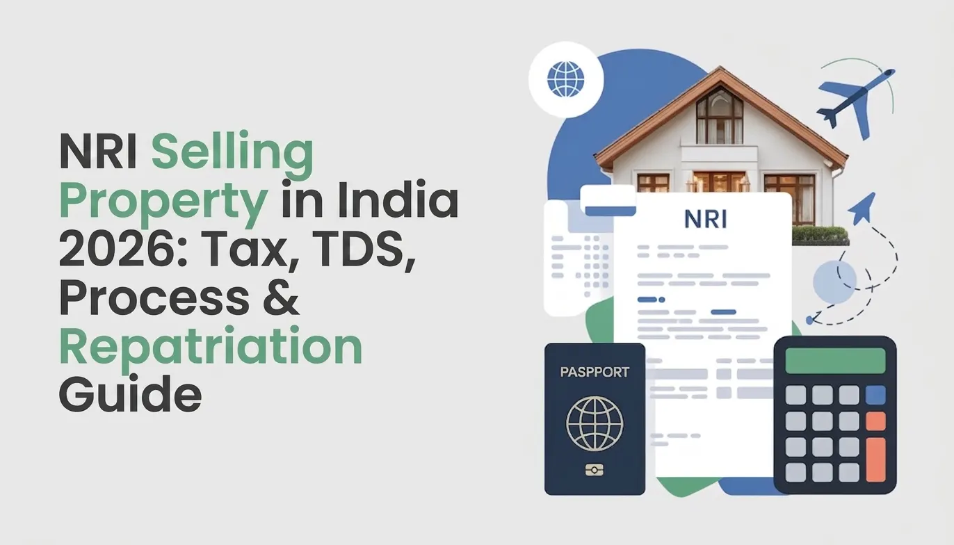 NRI Selling Property in India 2026: Tax, TDS, Process & Repatriation Guide