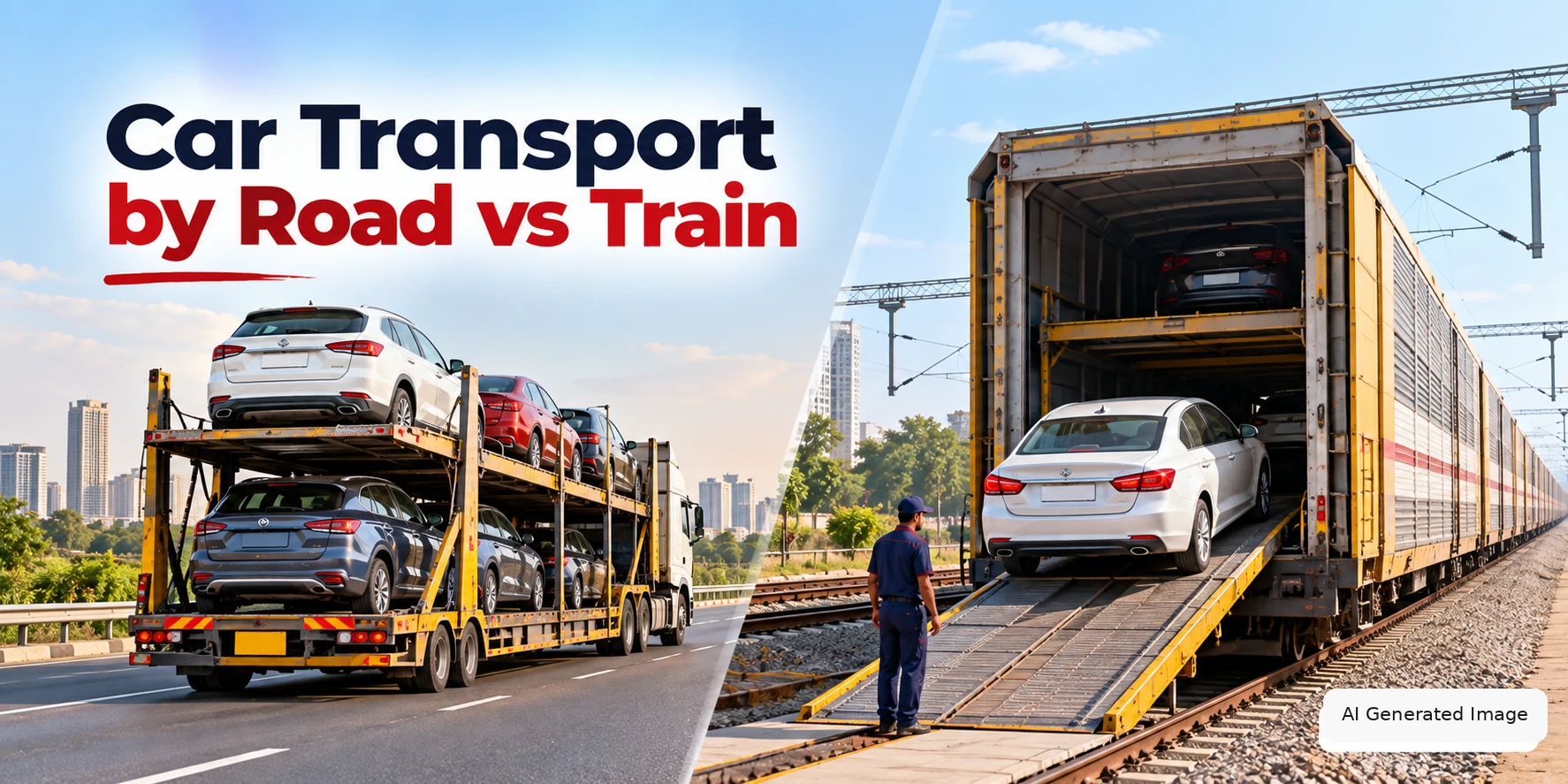 Car Transport by Road vs Train – Which is Better for Relocation?