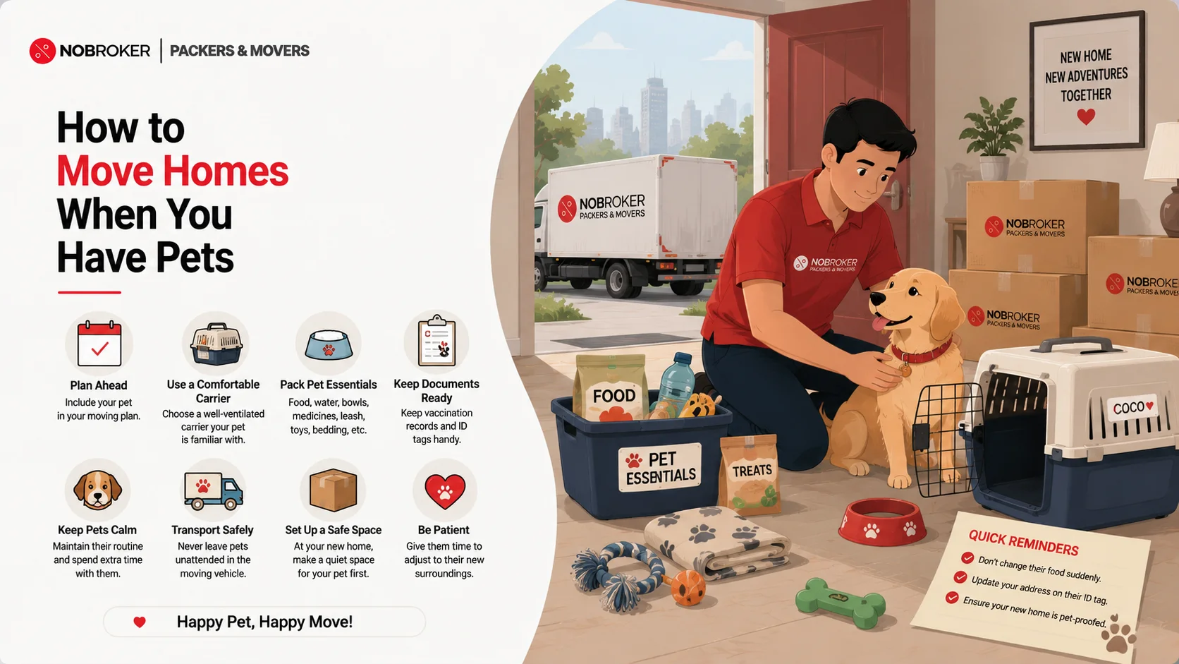 Moving House with Pets: Easy Tips & Guides For Comfortable Move