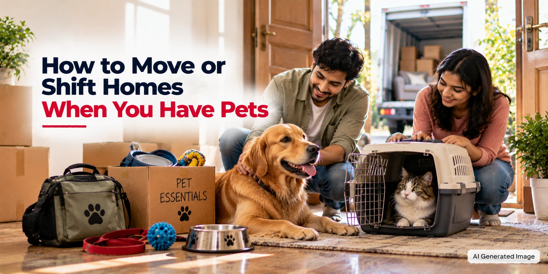 Moving House with Pets: Easy Tips &amp; Guides For Comfortable Move