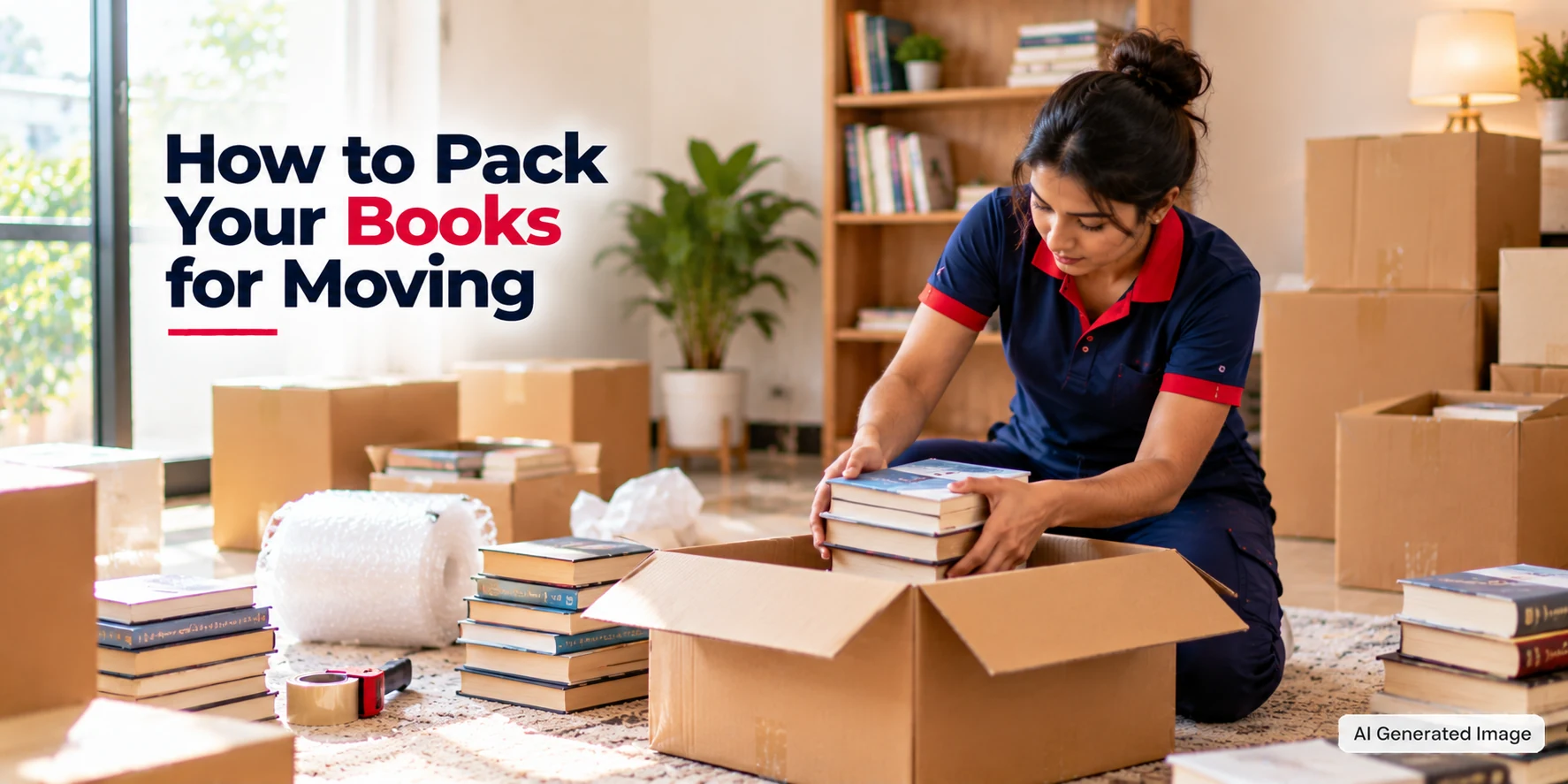 How to Pack Your Books for Moving