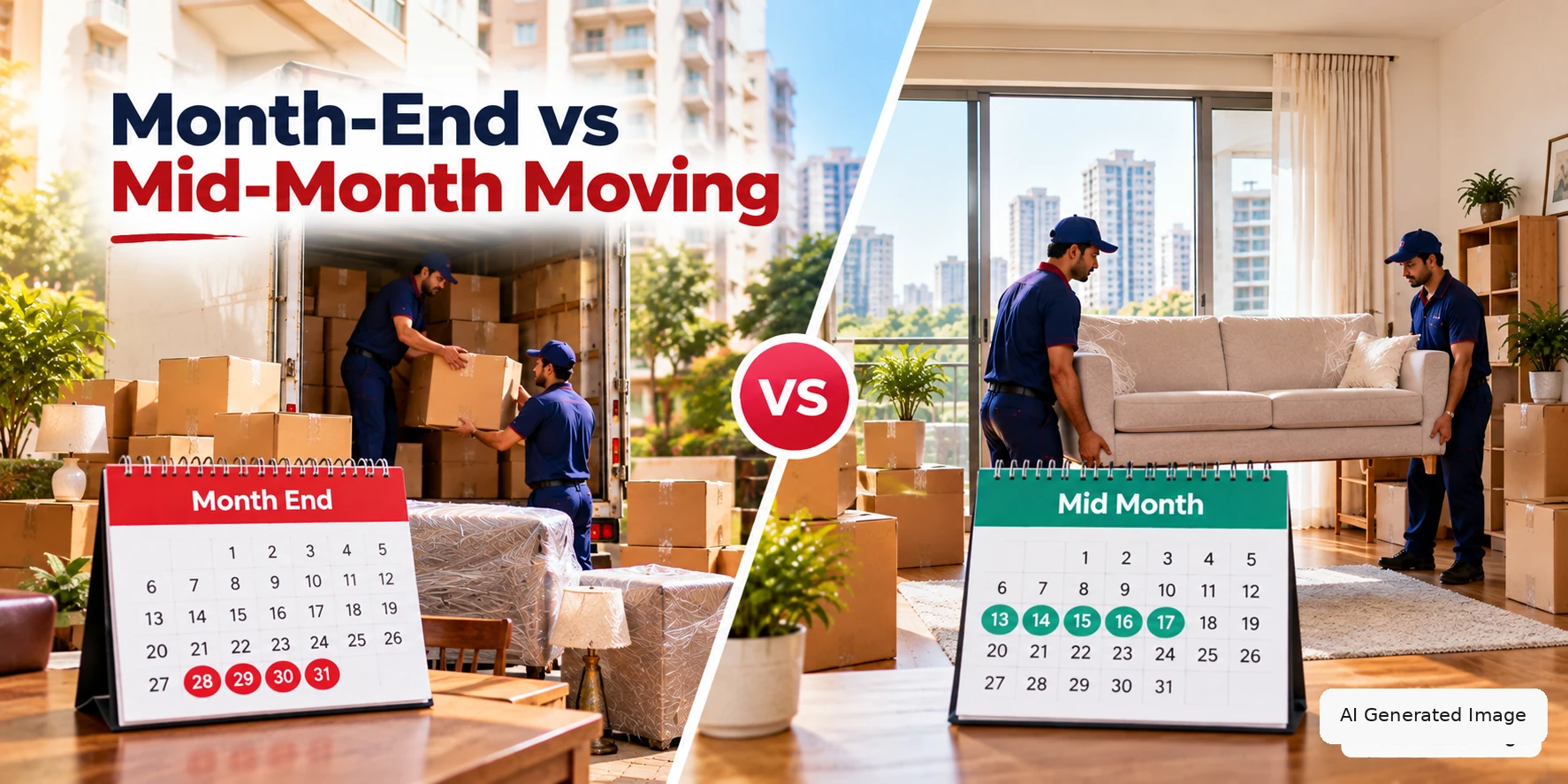 Month-End vs Mid-Month Moving: Which Is Better for Your Move?