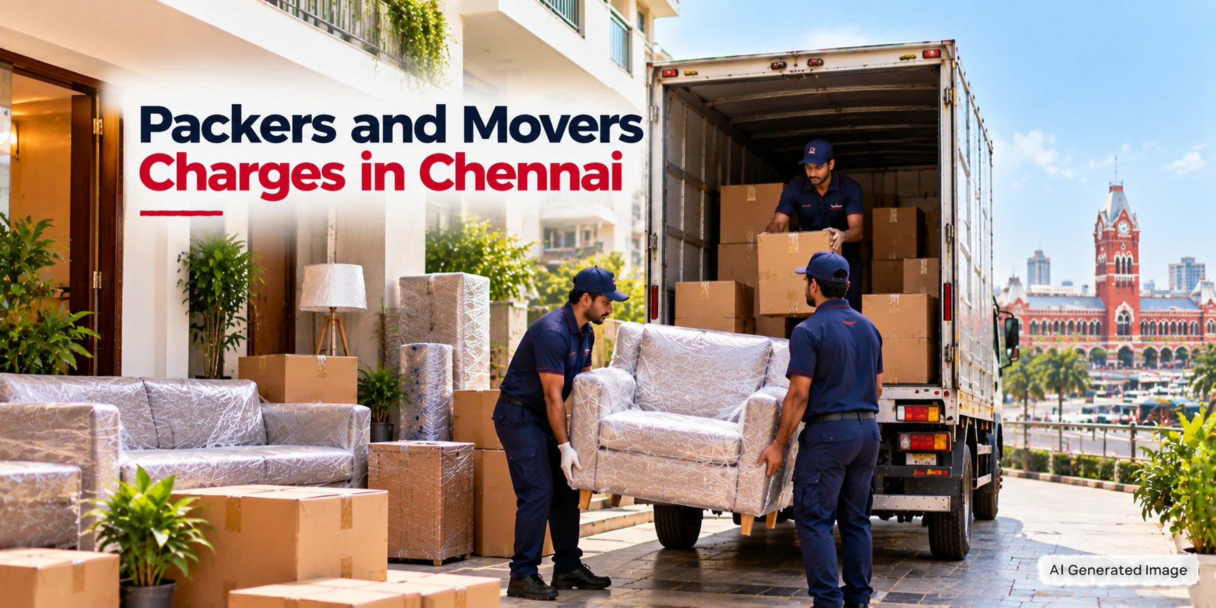 Packers and Movers Charges in Chennai: Local And Intercity Shifting Prices 2026
