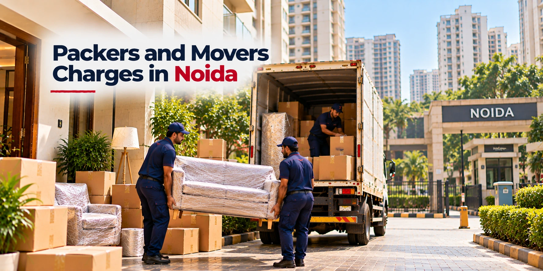 Packers and Movers Charges in Noida: Services, Charges, and Booking in 2026