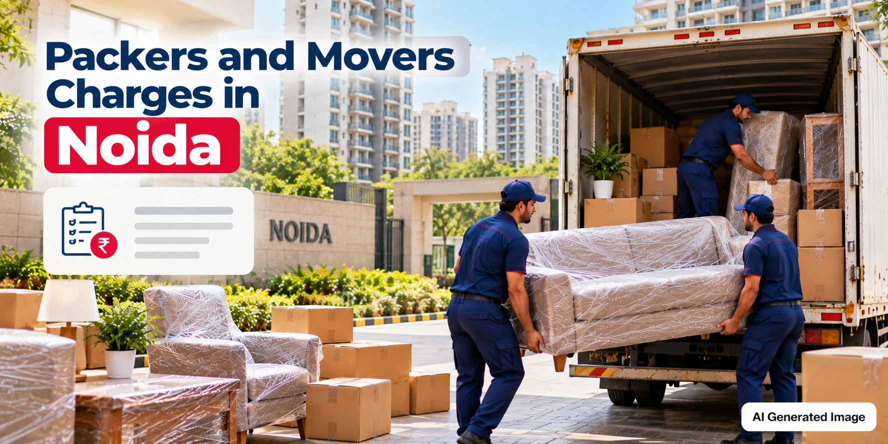 Packers and Movers Charges in Noida: Services, Charges, and Booking in 2026