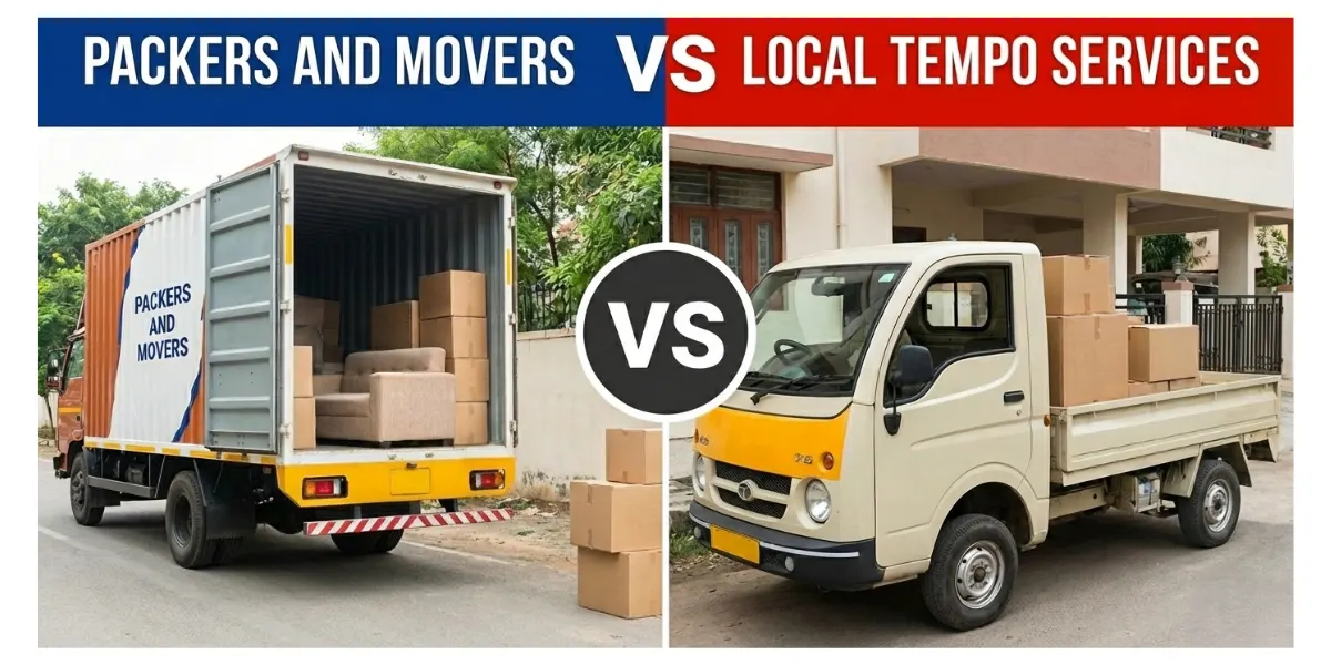 Packers and Movers vs Local Tempo Services: Differences, Cost Comparison and Safety