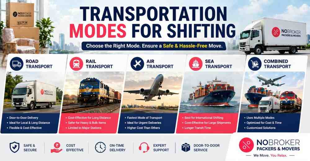 Transportation Modes for Shifting