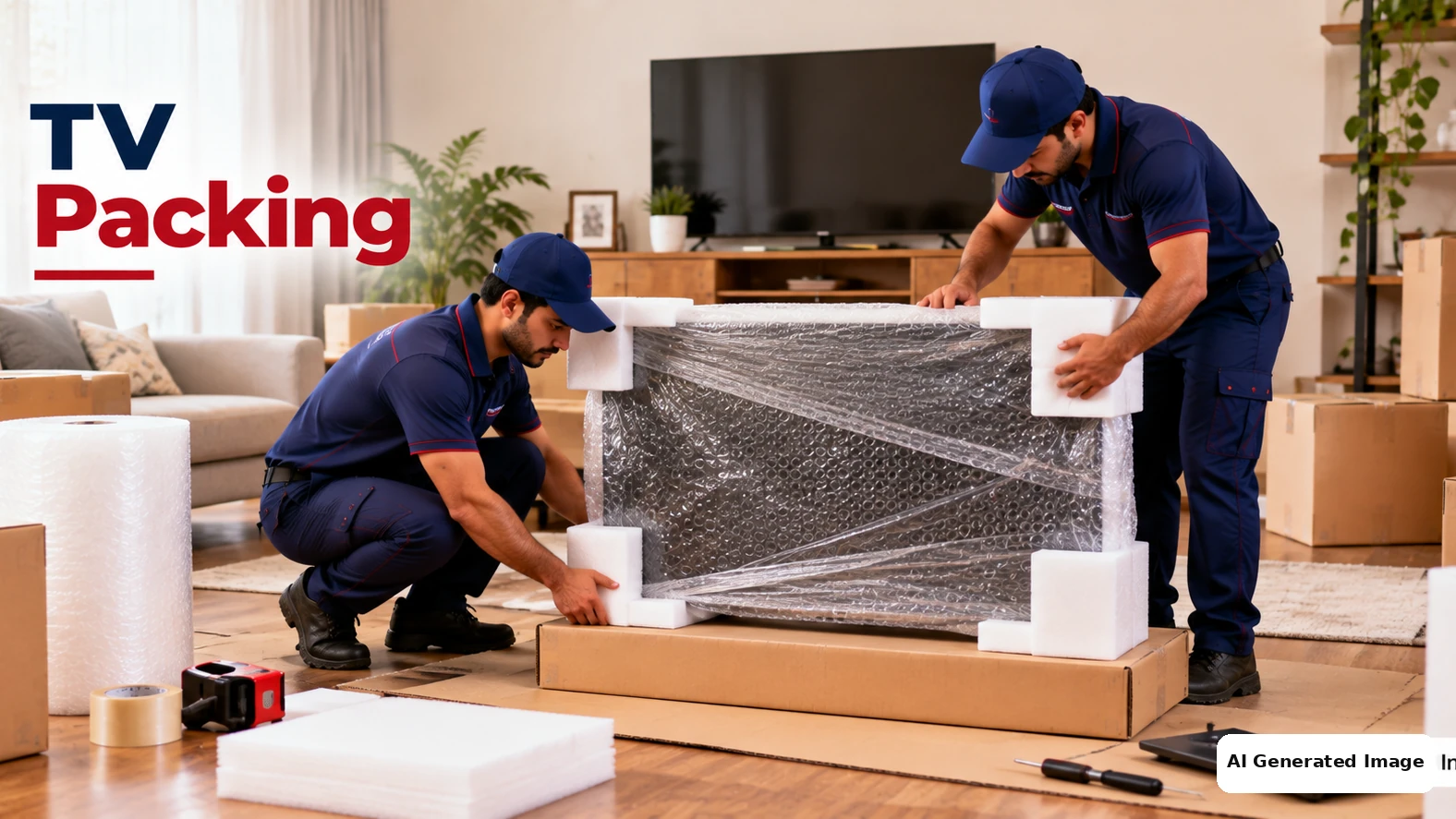 How to Pack a TV for Moving