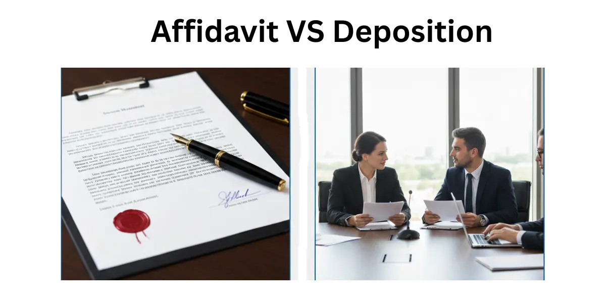 Affidavit Vs Deposition: Meaning, Features, Advantages and Limitations in India 2026
