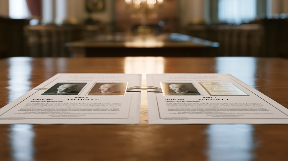 Difference Between One and Same Person Affidavit and Name Change Affidavit: Meaning & Key Features