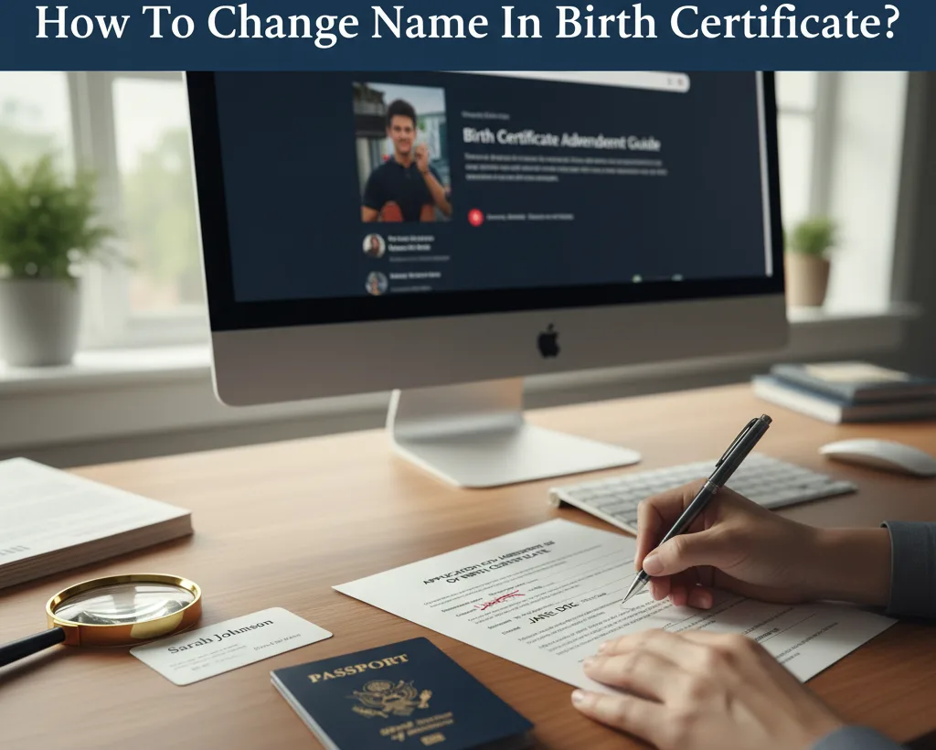 How To Change Name In Birth Certificate: Process, Documentation, Cost and Timeline in 2026
