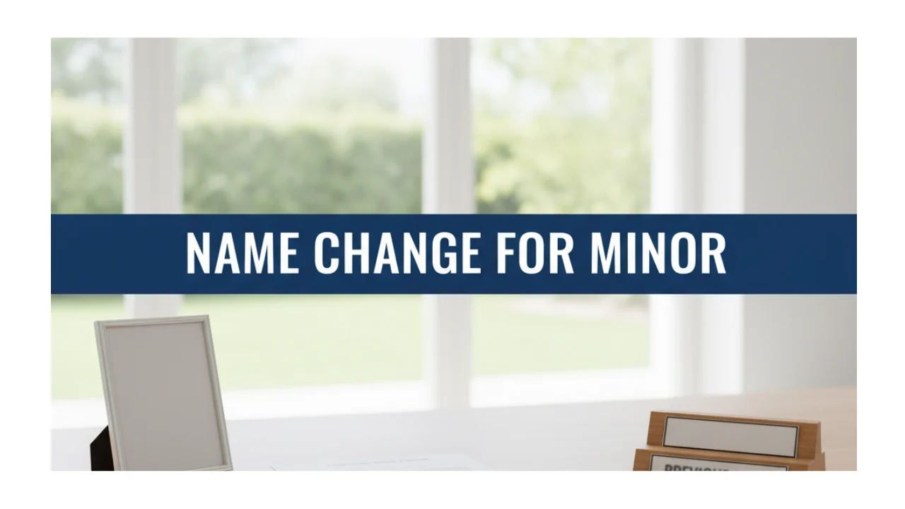 Name Change for Minor in India: Procedure, Documents, Cost and Timeline 2026