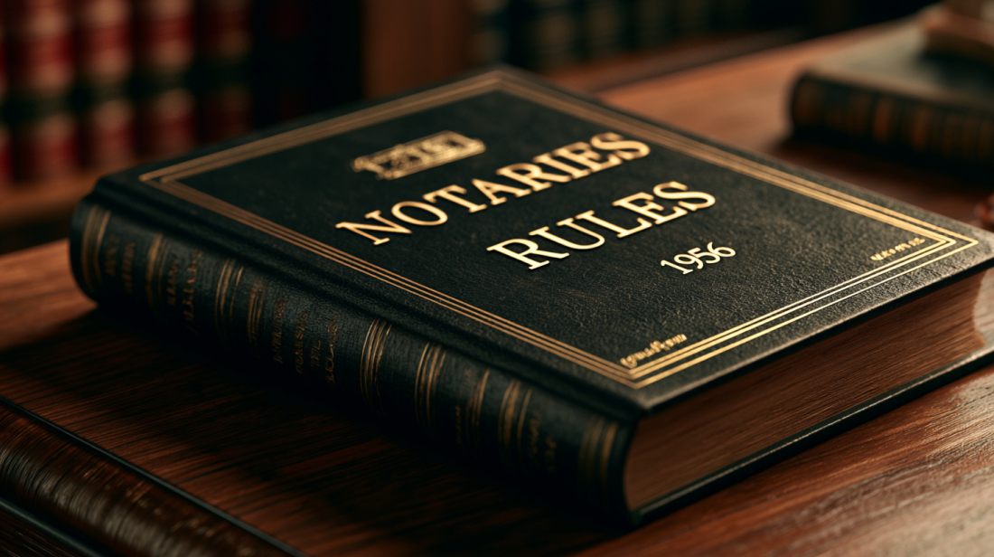 Notaries Rules 1956: Meaning, Purpose &amp; Powers of a Notary