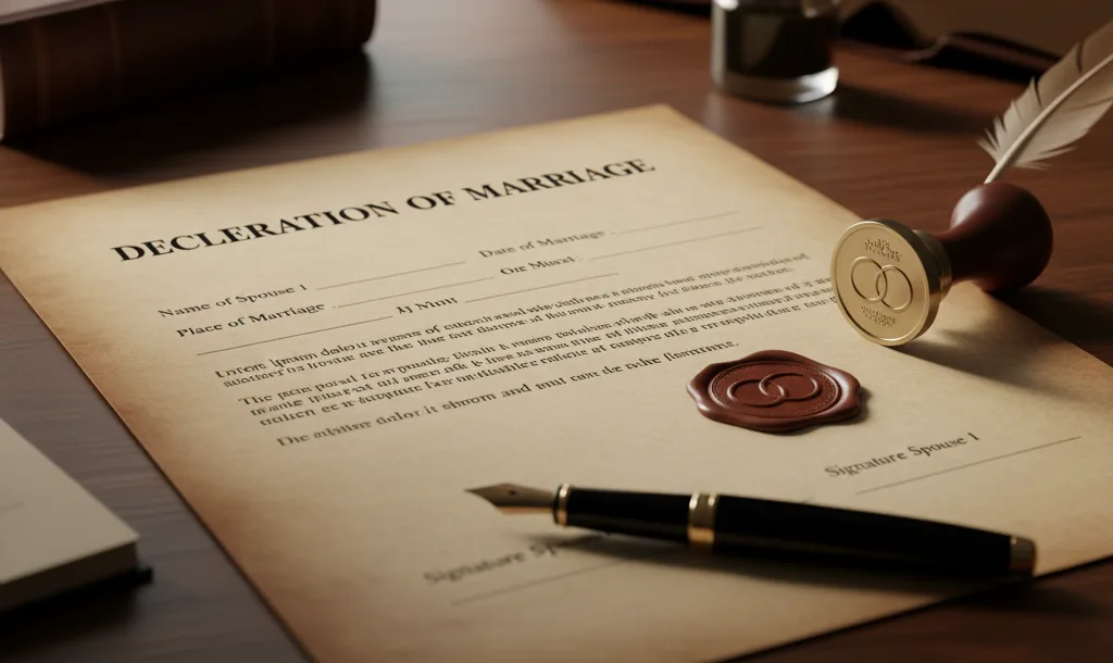 What Is a Marriage Affidavit: Meaning, Purpose and Format in India