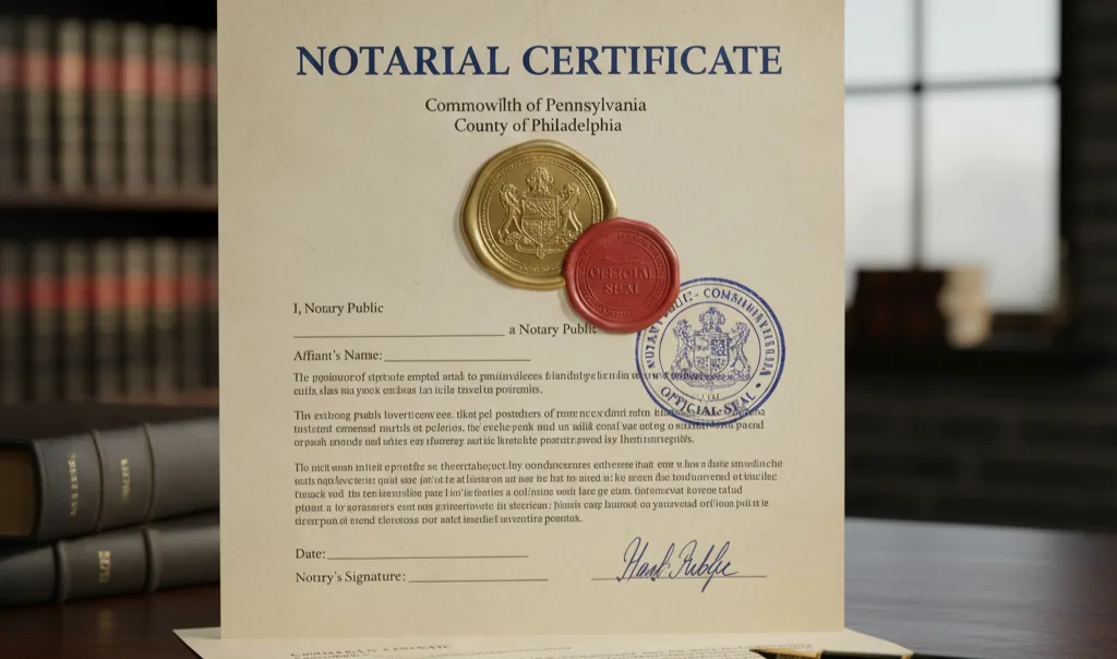 What Is a Notarial Certificate: Meaning, Format and Legal Use in 2026