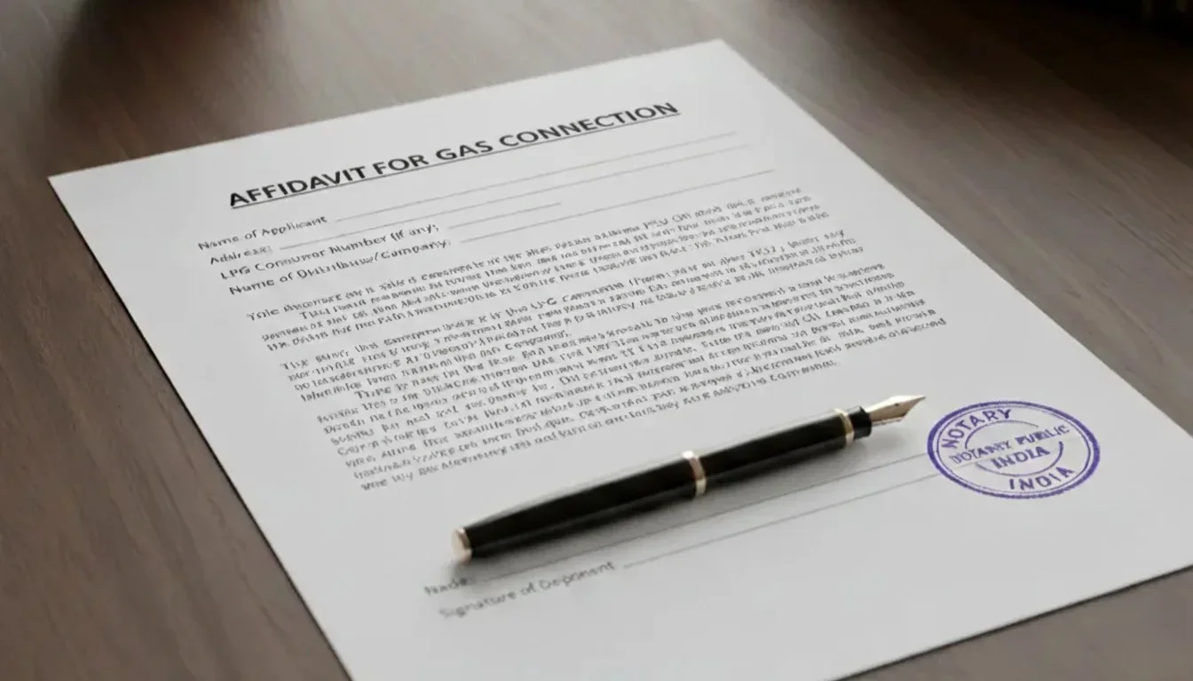 What Is Bharat Gas Affidavit: Types, Format, Documents and When It Is Required